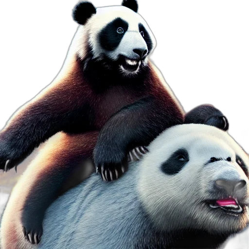 animal, photorealistic, concept art, 3d render transparent PNG cut-out