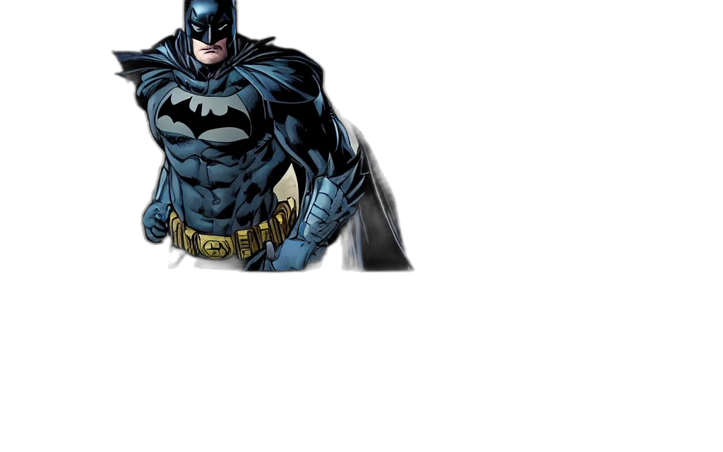 comic book art, concept art, photorealistic, 3d render, dark, batman, charcter, cod transparent PNG cut-out