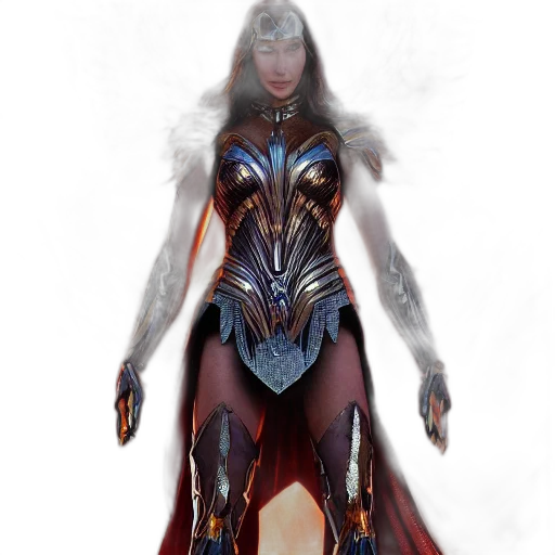 concept art, fantasy art, comic book art, 3d render transparent PNG cut-out
