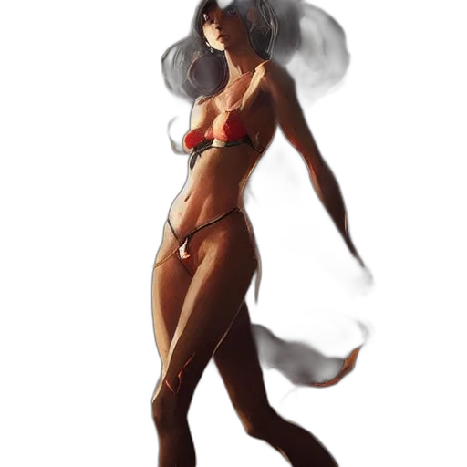 dress, staff, creature, concept art, fantasy art, comic book art, photorealistic, fire transparent PNG cut-out