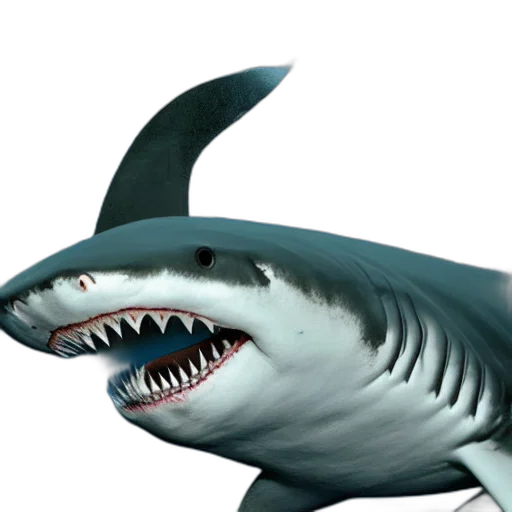 animal, creature, weapon, 3d render, concept art, photorealistic, pixel art, underwater transparent PNG cut-out