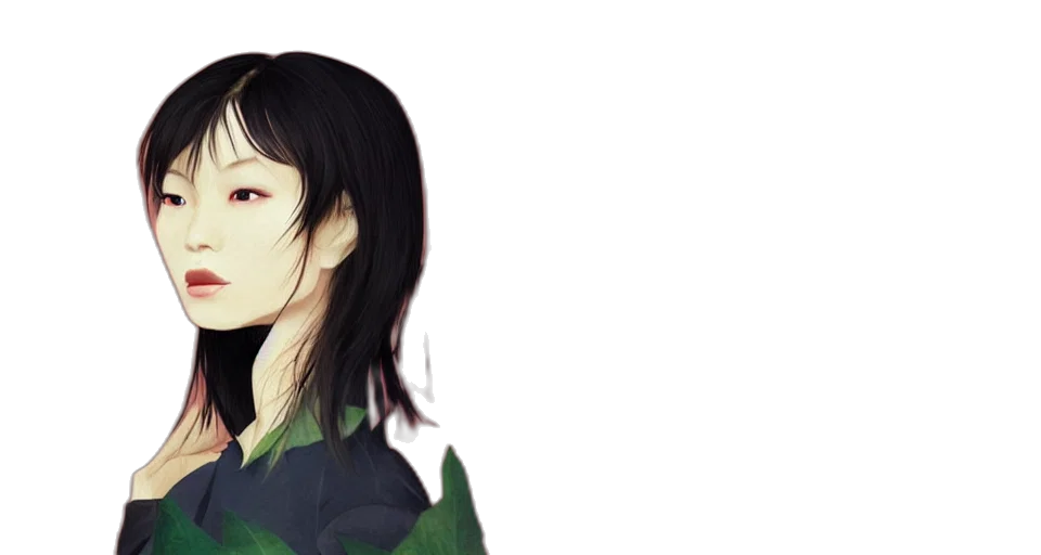 face, mask, dragon, anime, pixel art, photorealistic, fantasy art, green transparent PNG cut-out