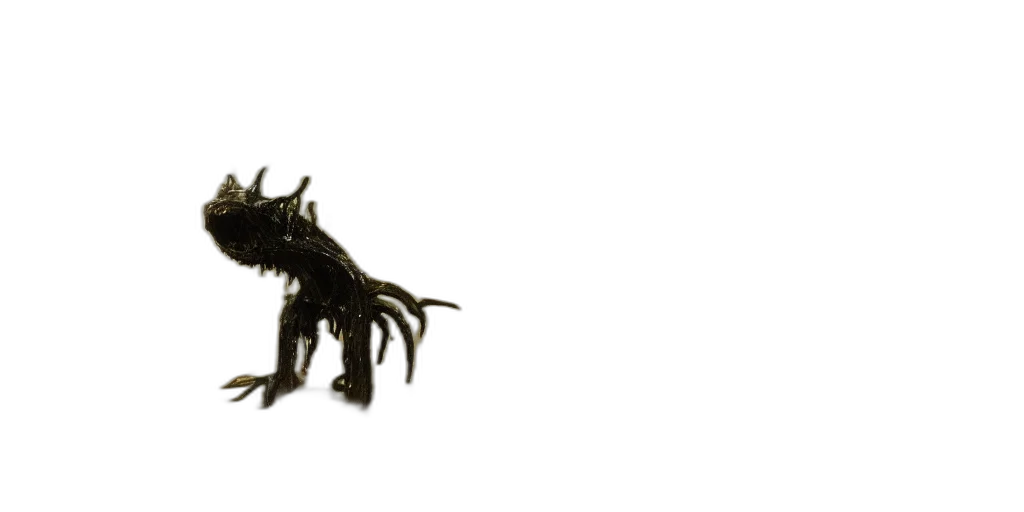 dragon, hair, creature, animal transparent PNG cut-out