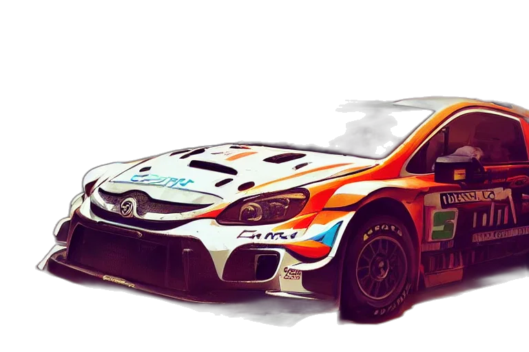 car, concept art, fantasy art, 3d render transparent PNG cut-out