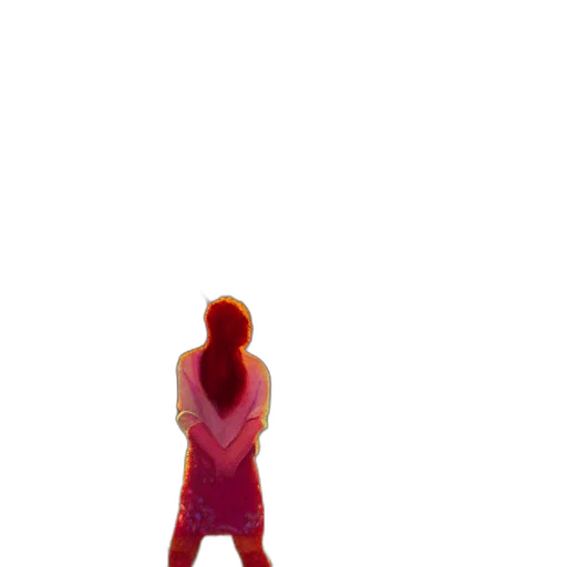 dress, robot, staff, creature transparent PNG cut-out