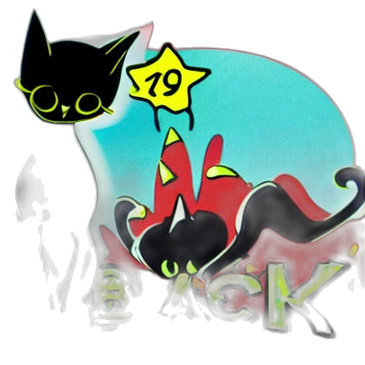 staff, animal, cartoon, concept art, 3d render, fantasy art, outer space, black transparent PNG cut-out