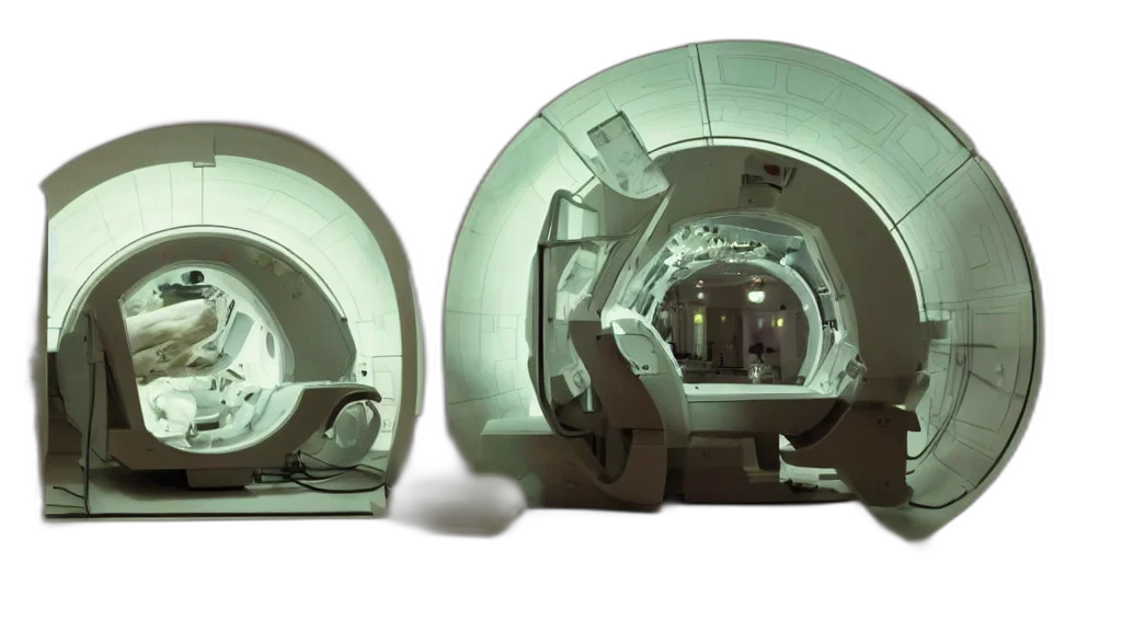 3d render, concept art, mri, image transparent PNG cut-out