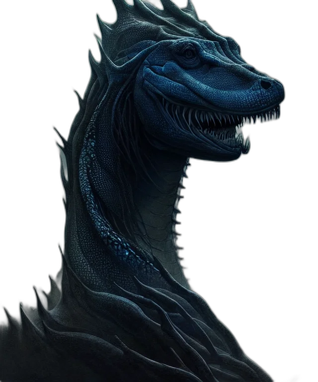 dragon, creature, animal, face, concept art, fantasy art, photorealistic, 3d render transparent PNG cut-out