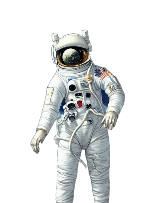 jacket, staff, robot, mask transparent PNG cut-out