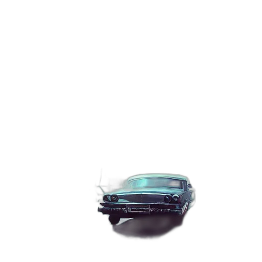 car, robot, weapon, crown, 3d render, photorealistic, vaporwave, concept art transparent PNG cut-out