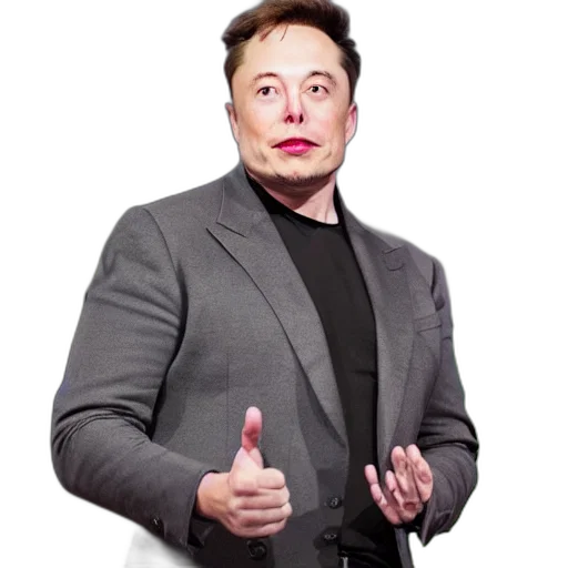 robot, face, jacket, dragon, cartoon, photo, elon, musk transparent PNG cut-out