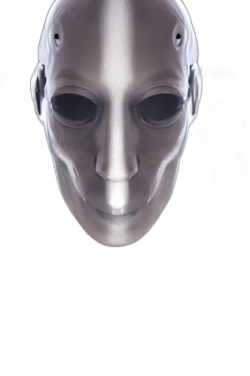 mask, face, robot, creature transparent PNG cut-out