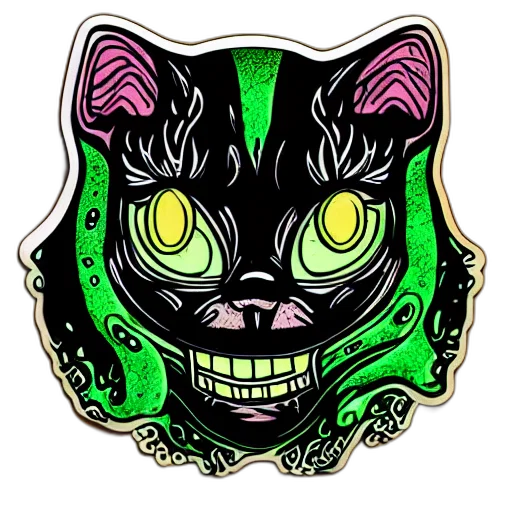 mask, cyberpunk, concept art, pixel art transparent PNG cut-out