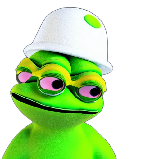 hat, staff, robot, 3d render transparent PNG cut-out