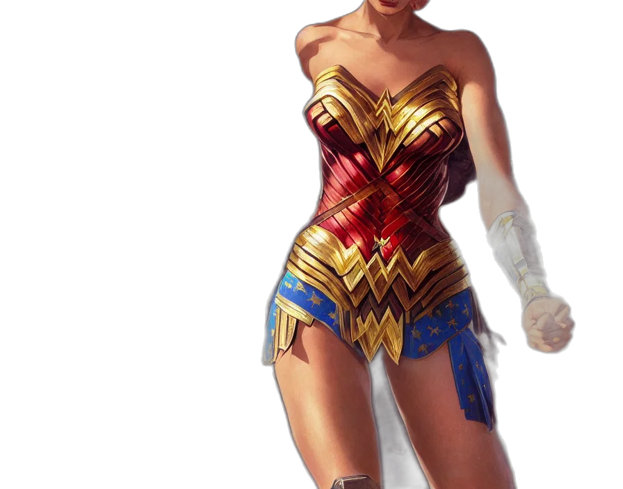 dress, comic book art, concept art, 3d render transparent PNG cut-out