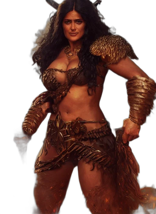 fantasy art, concept art, comic book art, 3d render transparent PNG cut-out