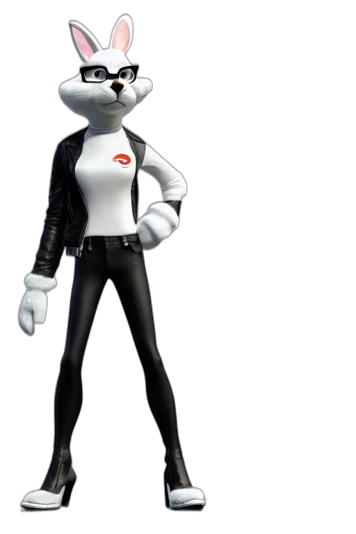 robot, jacket, staff, animal transparent PNG cut-out