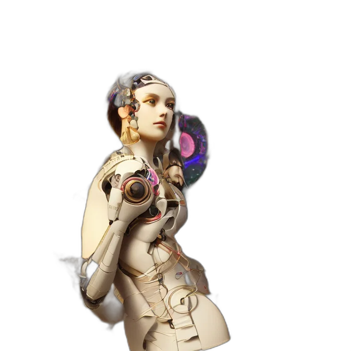 jewelry, staff, robot, weapon transparent PNG cut-out