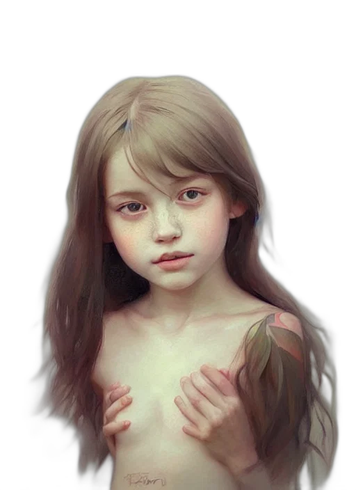face, dress, jewelry, creature, fantasy art, photorealistic, oil painting, concept art transparent PNG cut-out