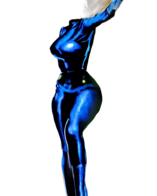 dress, robot, staff, jewelry, 3d render, concept art, comic book art, pixel art transparent PNG cut-out
