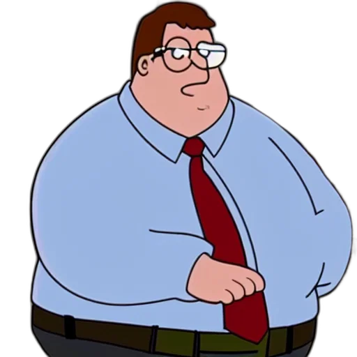 staff, jacket, animal, dress, cartoon, concept art, peter, griffin transparent PNG cut-out