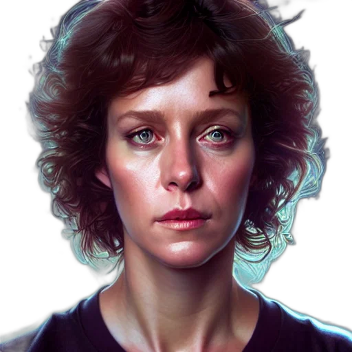 face, robot, photorealistic, concept art, fantasy art, oil painting, beautiful, woman transparent PNG cut-out