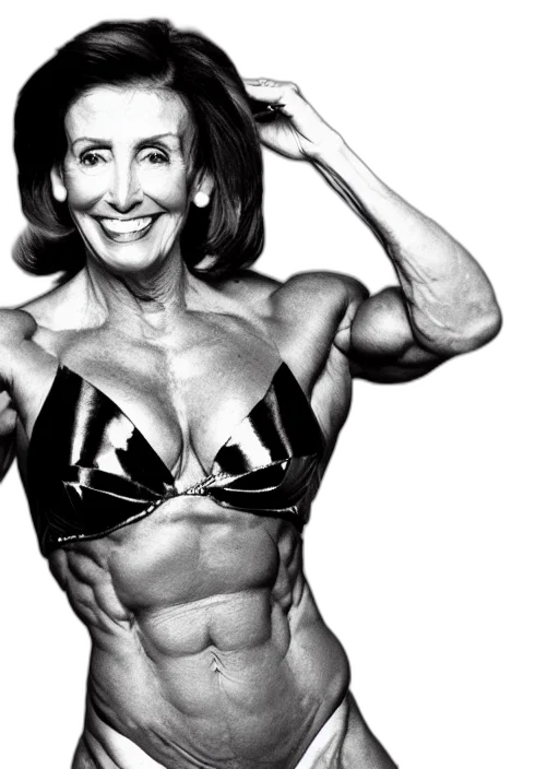 photorealistic, photoshoot, nancy, pelosi transparent PNG cut-out