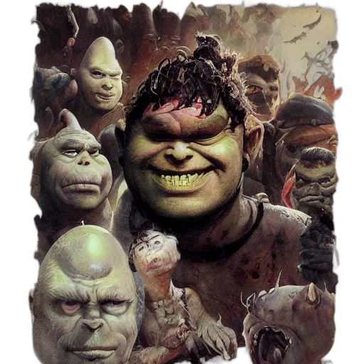 mask, face, creature, concept art transparent PNG cut-out