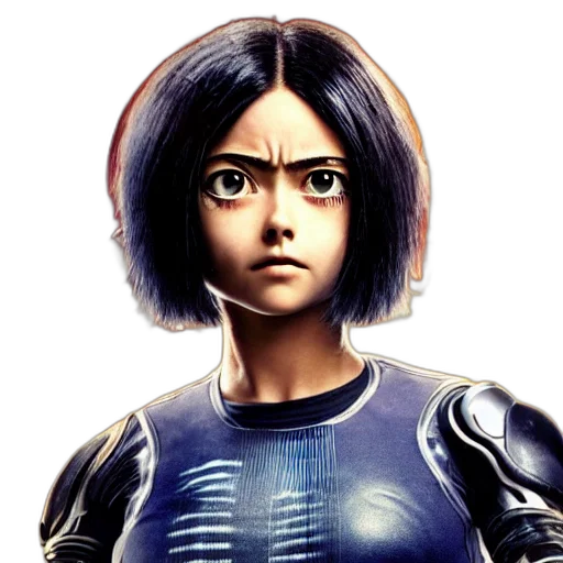 robot, face, comic book art, concept art transparent PNG cut-out