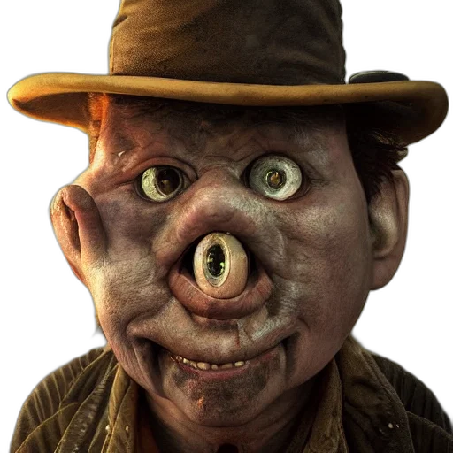 mask, face, hat, creature transparent PNG cut-out