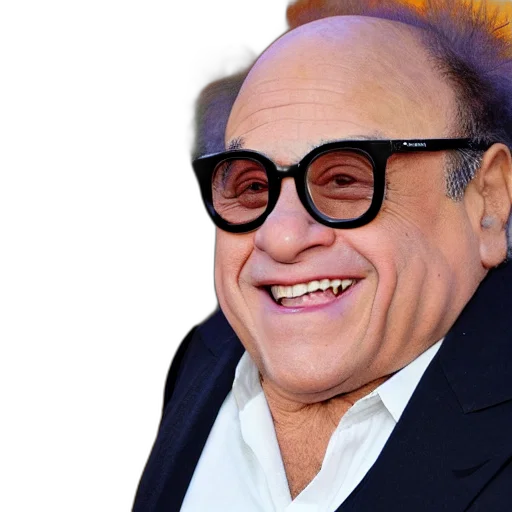 face, animal, jacket, hat, danny, devito, sausage, highly transparent PNG cut-out