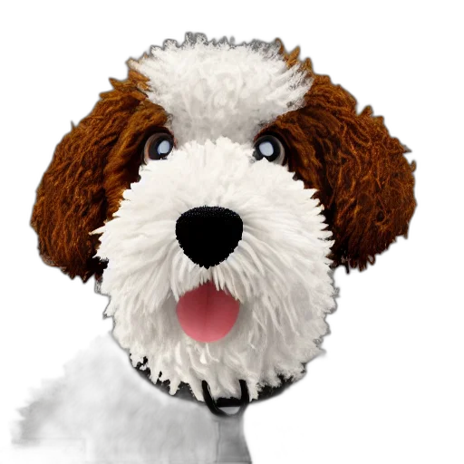 staff, animal, face, photorealistic, 3d render, cartoon, concept art, closeup transparent PNG cut-out