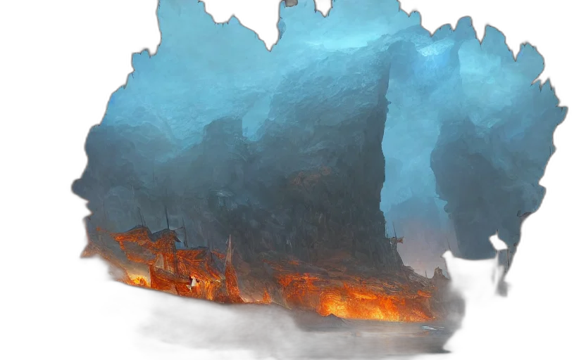 dragon, sword, concept art, fantasy art transparent PNG cut-out