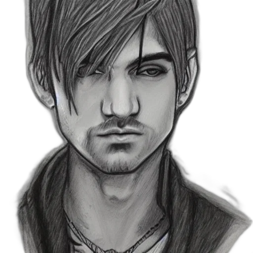 face, photorealistic, pencil sketch, cartoon transparent PNG cut-out