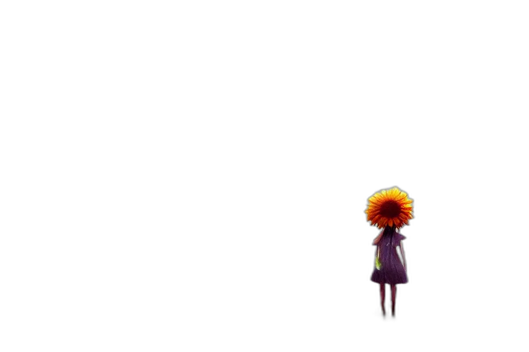 hair, dress, staff, creature, pixel art, concept art, anime, 3d render transparent PNG cut-out