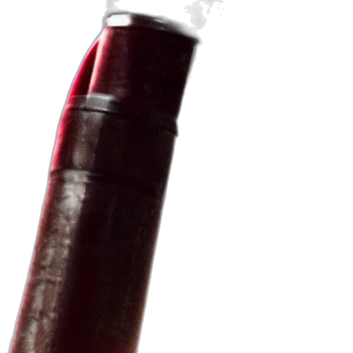 bottle, staff, weapon, sword, photorealistic, 3d render, red, closeup transparent PNG cut-out
