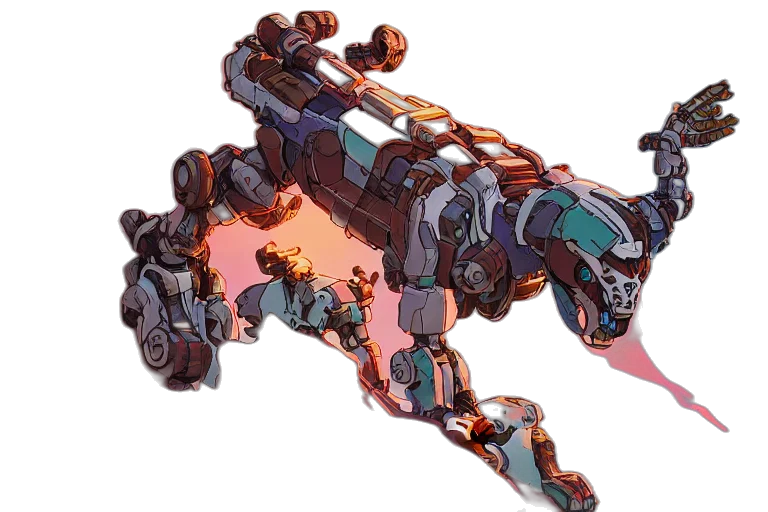 robot, weapon, dragon, animal transparent PNG cut-out