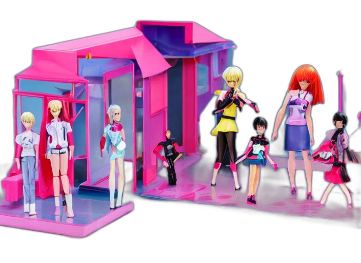 3d render, concept art, vaporwave, outer space, city street, neon lights, neon, colorful transparent PNG cut-out