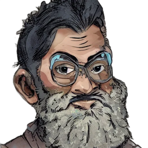face, staff, mask, comic book art, concept art, cartoon, fantasy art, reddit transparent PNG cut-out