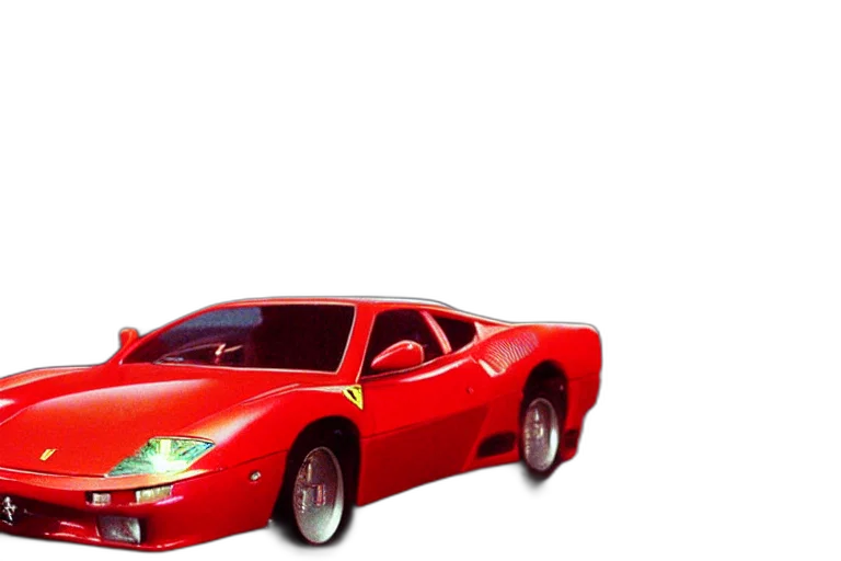 car, weapon, 3d render, photorealistic transparent PNG cut-out