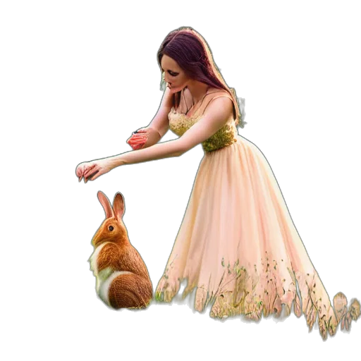 dress, animal, concept art, fantasy art transparent PNG cut-out