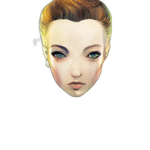 face, mask, jewelry, staff transparent PNG cut-out
