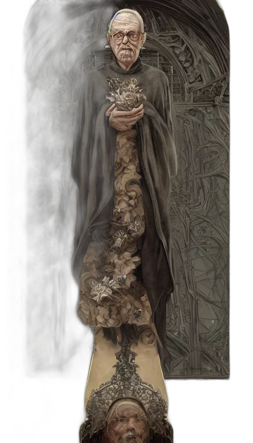 dress, creature, staff, sword transparent PNG cut-out