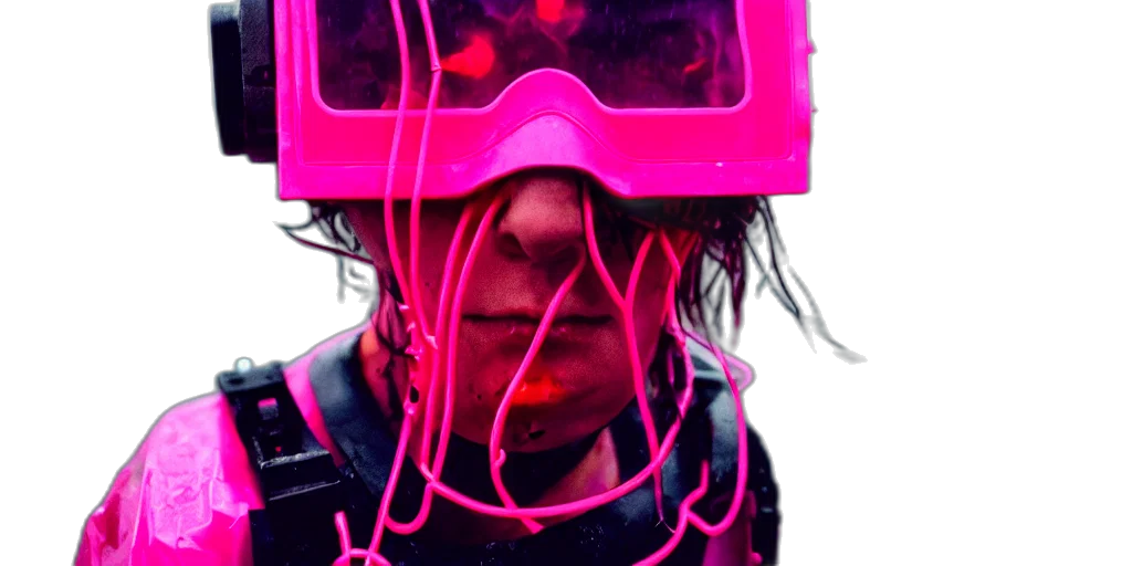 mask, face, robot, jacket transparent PNG cut-out