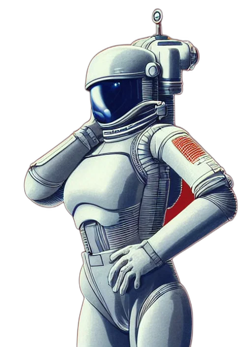 robot, staff, jacket, weapon transparent PNG cut-out