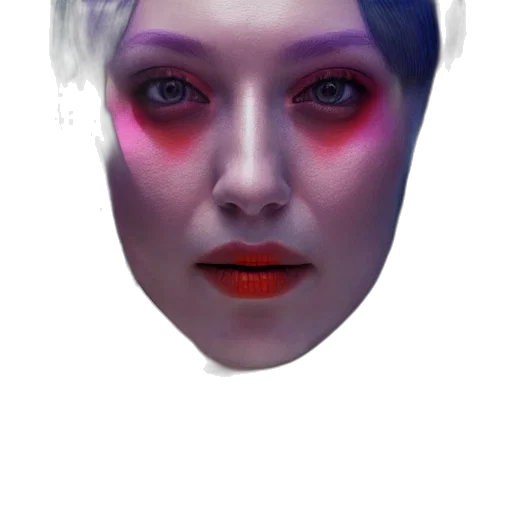 mask, face, robot, crown, photorealistic, concept art, 3d render, cyberpunk transparent PNG cut-out