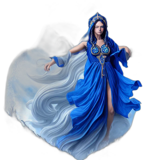 dress, jewelry, fantasy art, concept art transparent PNG cut-out