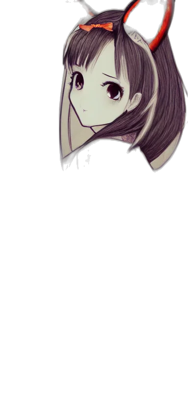 face, mask, hair, staff transparent PNG cut-out