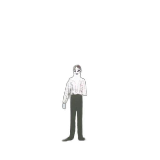 staff, jacket, robot, mask, concept art, pixel art, cartoon, 3d render transparent PNG cut-out