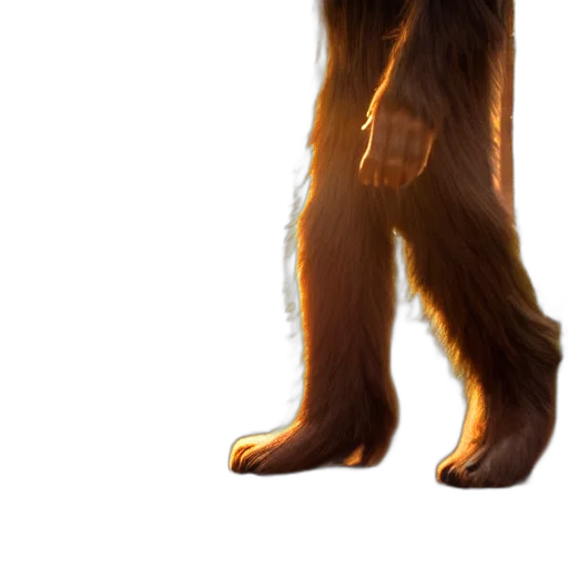 animal, creature, staff, hair, concept art, 3d render, fantasy art, photorealistic transparent PNG cut-out